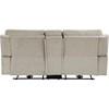 Celeste Power Reclining Fabric Loveseat with Console (9670TP-2PWH) image 5