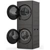 24-in Compact ENERGY STAR® Certified Ventless Heat Pump Laundry Tower with Washer and Electric Dryer (YWFH5424SJ) image 5