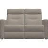 Reece Stationary Leather Loveseat (40109-03-EVOQUE-STONE) image 2