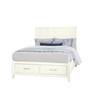 Tide & Timber Queen Panel Bed with Storage (834-557/834-050B/834-502/TT-555T) image 1