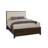 Lodge & Loft King Upholstered Panel Bed with Storage (840-661I/840-066B/840-502/TT-666T) image 1