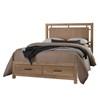 Lodge & Loft King Panel Bed with Storage (842-667/842-066B/842-502/TT-666T) image 1