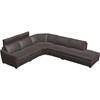 Charli Power Reclining Leather 5 pc Sectional (77743-19/77743-10/77743-9W/77743-E2/77743-E4-REIN-BRUIN) image 1