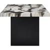 Vega Dining Table with Faux Marble Top and Pedestal Base (1420T-3972-LEG/1420T-3972-TOP) image 2