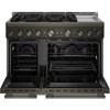 48-inch Freestanding Gas Range with 6 Burners and Griddle (KFGD948SBE) image 2