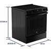30-inch Slide-in Electric Range with Crisp Mode (GRS500PVBB) image 14