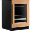 24-inch, 4.8 cu. ft. Beverage Center with Glass Door and Wood-Front Racks (KUBL524SPA) image 2