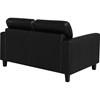 Scotland Stationary Leatherette Loveseat (504665) image 7