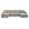ModMax Luxe Fabric 4 pc Sectional (6860516/6860517/6860546/6860546) image 1