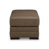 VillaCourt Leather Look Ottoman (7490914) image 3