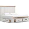 Savonport King Panel Bed with Storage (B100-14/B4615-56S/B4615-58/B4615-95) image 4