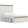 Savonport Queen Panel Bed with Storage (B100-13/B4615-54/B4615-57/B4615-60/B4615-95) image 4