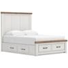 Savonport Queen Panel Bed with Storage (B100-13/B4615-54S/B4615-57/B4615-60/B4615-60) image 1