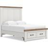 Savonport Full Panel Bed with Storage (B100-12/B4615-84S/B4615-87/B4615-89) image 1