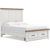 Savonport Queen Panel Bed with Storage (B100-13/B4615-54S/B4615-57/B4615-95) image 1