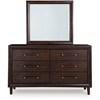 Dantenton 6-Drawer Dresser with Mirror (B611-31/B611-36) image 2