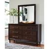 Dantenton 6-Drawer Dresser with Mirror (B611-31/B611-36) image 3