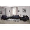Mischa Stationary Leather Match Chair (9514BLK-1) image 5