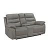 Hammond Power Reclining Fabric Loveseat (99090GRY-2PWC) image 2
