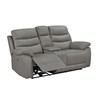 Hammond Power Reclining Fabric Loveseat (99090GRY-2PWC) image 3