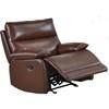 Morocco Glider Leather Match Recliner (9736BRW-1G) image 2