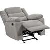 Tyrone Glider Fabric Recliner (99072BRG-1G) image 3