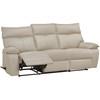Kandra Reclining Leather Match Sofa (99087BEG-3) image 3