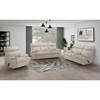 Kandra Reclining Leather Match Sofa (99087BEG-3) image 4