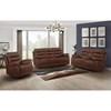 Hammond Power Reclining Leather Match Loveseat (99090BRW-2PWC) image 4