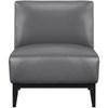 Houghton Stationary Leather Accent Chair (1129DGY-1) image 1
