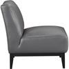 Houghton Stationary Leather Accent Chair (1129DGY-1) image 3