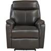 Leif Power Leather Recliner (8459DBR-1PW) image 1