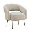 Roslyn Stationary Fabric Accent Chair (1024TPE-1) image 2