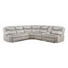 Fargo Power Reclining Leather Look 3 pc Sectional (8528TP*SCPW) image 1