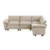 Dublin Fabric 4 pc Sectional (8450TPE*43ACCR) image 2