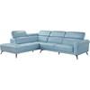 Giselle Leather Match 2 pc Sectional (8456BUE*2LC2R) image 1