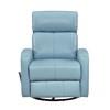 Sorrento Swivel Glider Leather Match Recliner (8458BUE-1SW) image 1