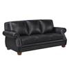 Remington Stationary Leather Match Sofa (8448BLK-3) image 2