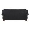 Remington Stationary Leather Match Sofa (8448BLK-3) image 3