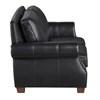 Remington Stationary Leather Match Loveseat (8448BLK-2) image 3