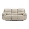Proctor Reclining Leather Look Sofa (8517PWT-3) image 1