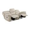 Proctor Reclining Leather Look Sofa (8517PWT-3) image 4
