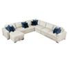 Isla Fabric Sleeper Sectional (8548BE*6VC2ACR2ACLACA) image 4