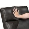 Allen Reclining Leather Look Loveseat (9147PUE-2) image 5