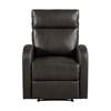 Allen Leather Look Recliner (9147PUE-1) image 1