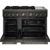 48-inch Freestanding Commercial-Style Dual-Fuel Range with Griddle (KFDD948SBE) image 2