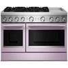 48-inch Freestanding Commercial-Style Dual-Fuel Range with Griddle (KFDD948SWF) image 1