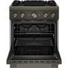 30-inch Freestanding Commercial-Style Dual-Fuel Range (KFDS930SBE) image 2