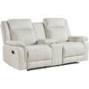 Dean Reclining Fabric Loveseat with Console (9646BE-2) image 1