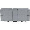 Celeste Power Reclining Fabric Loveseat with Console (9670GY-2PWH) image 4